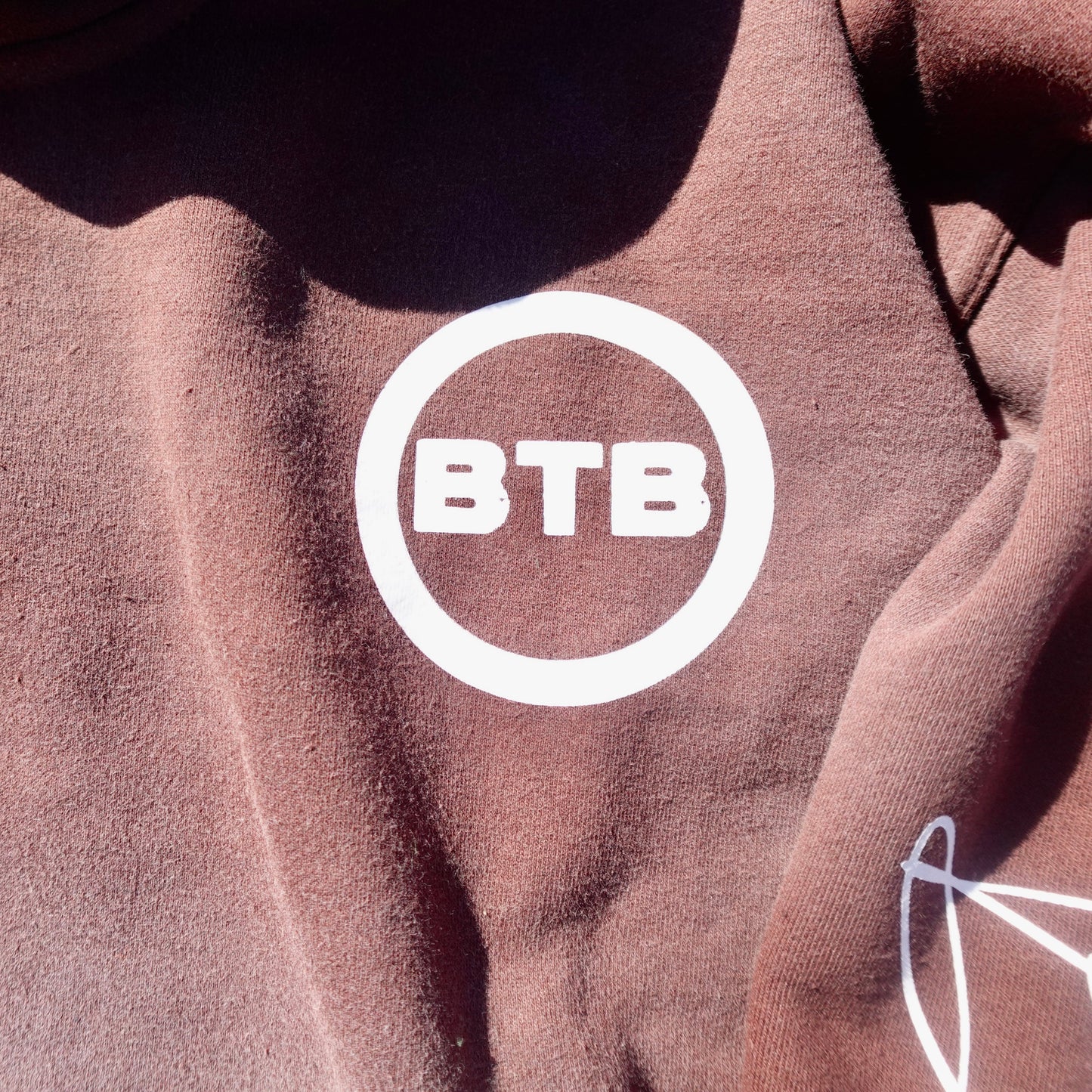 BROWN BTB FADED HOODIE (PRE-ORDER)
